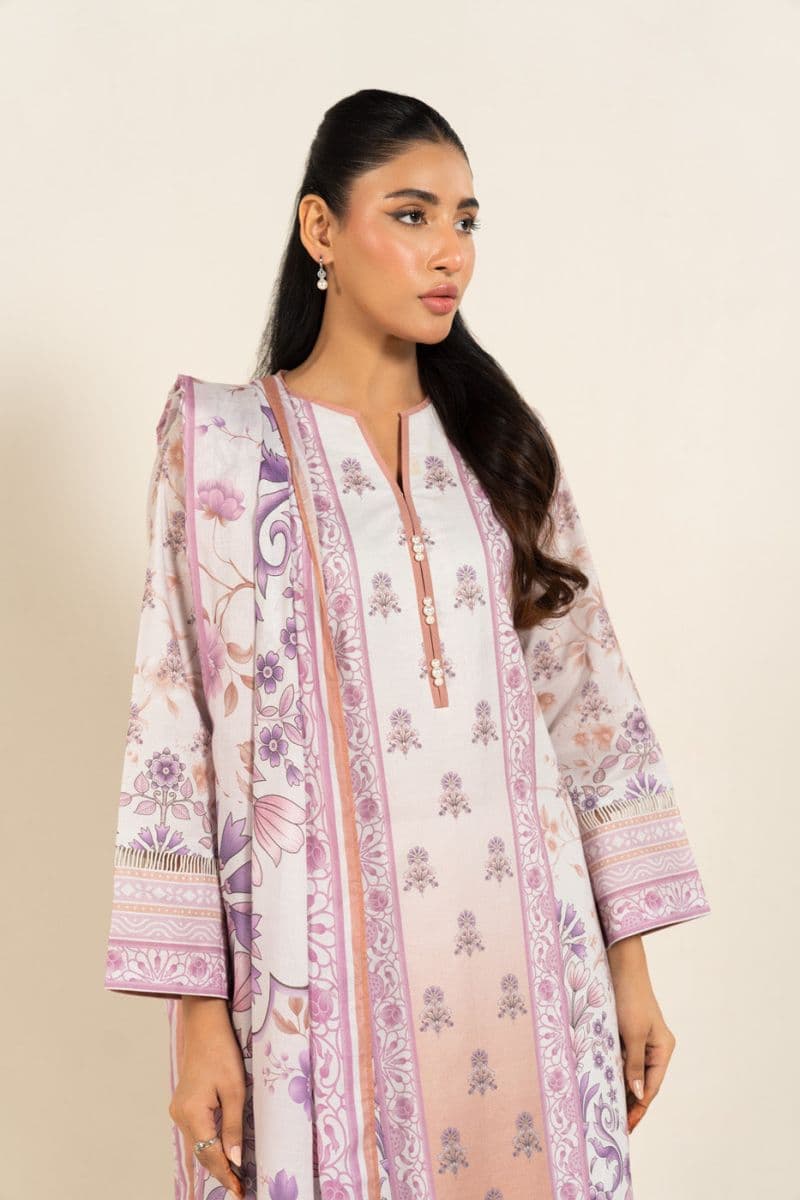 Off White Printed Lawn 2 Piece Dupatta thumbnail
