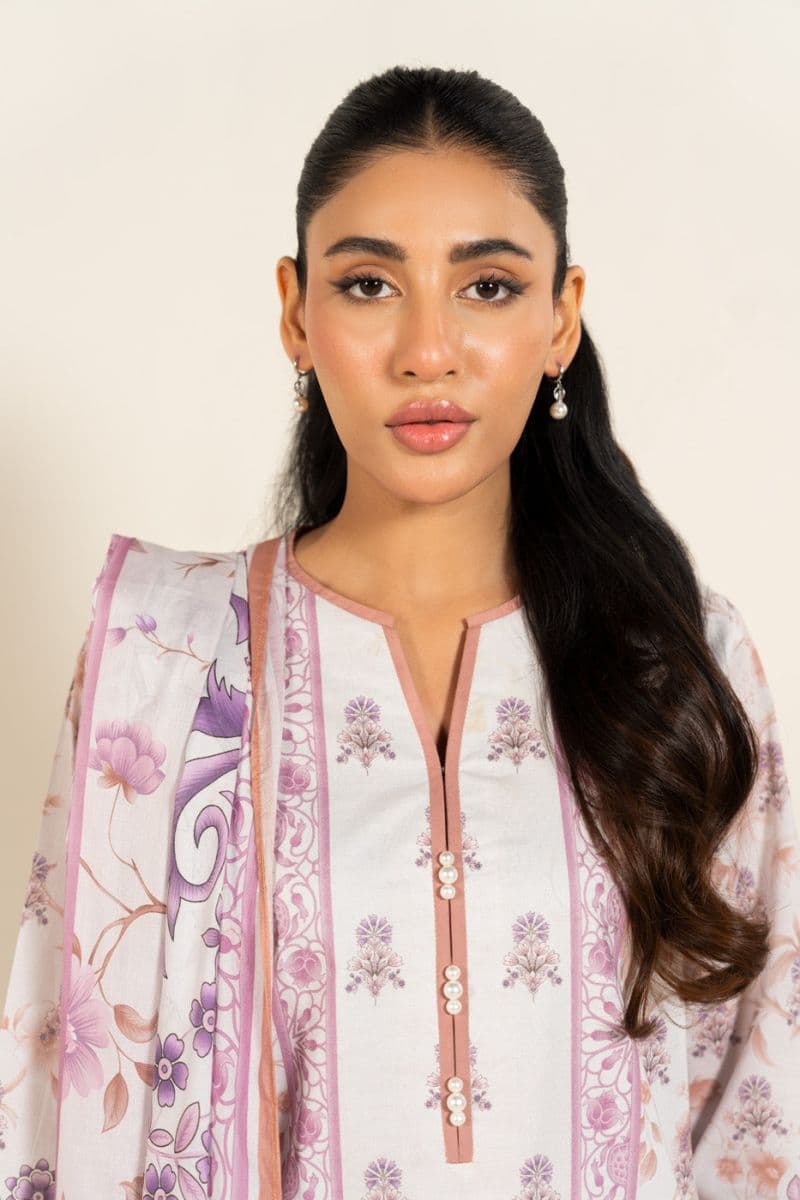 Off White Printed Lawn 2 Piece Dupatta thumbnail