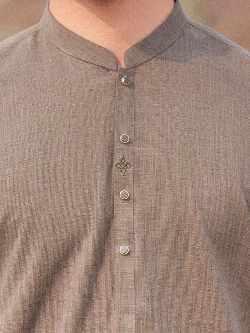 Green Cut & Sew Kurta Trousers thumbnail