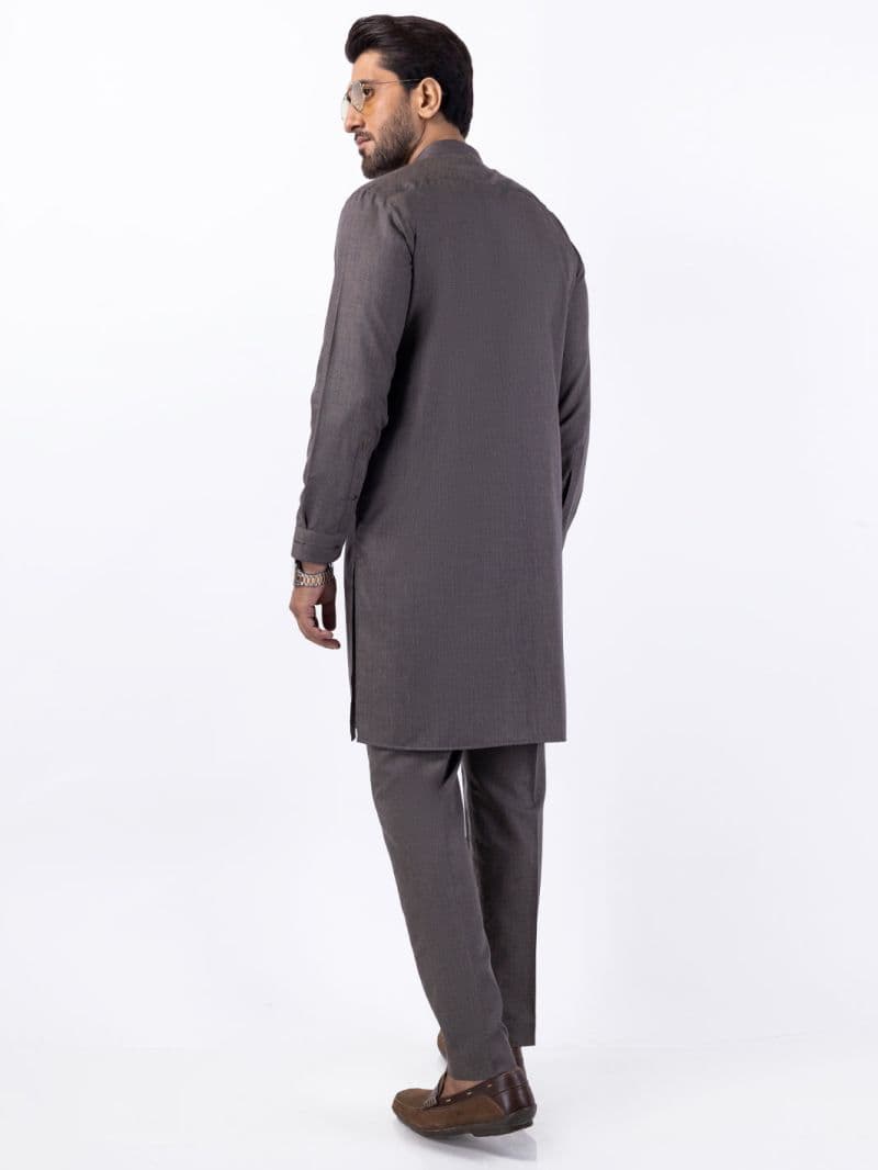 Brown Blended Kurta Trouser thumbnail