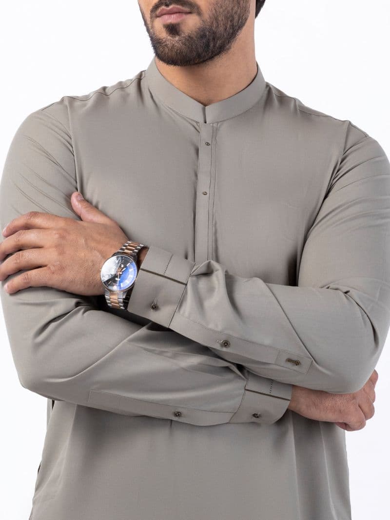 Light Green Blended Kurta Trouser thumbnail