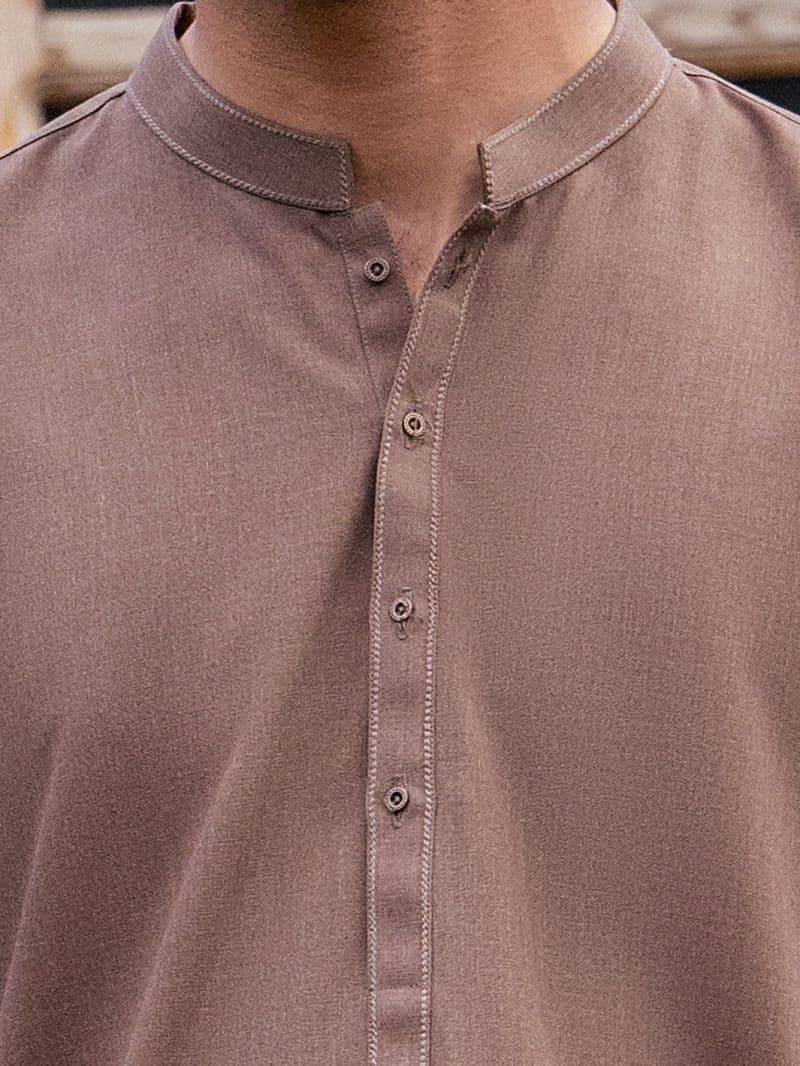 Brown Kameez Shalwar