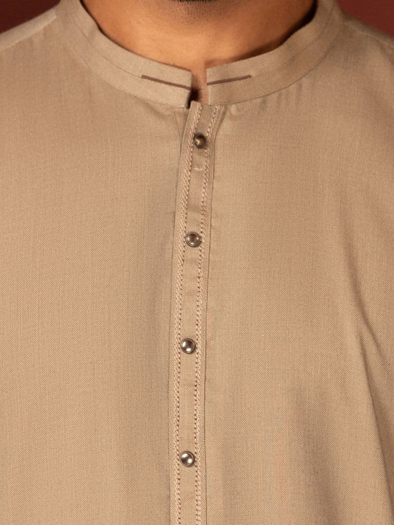 Sand Brown Kameez Shalwar thumbnail