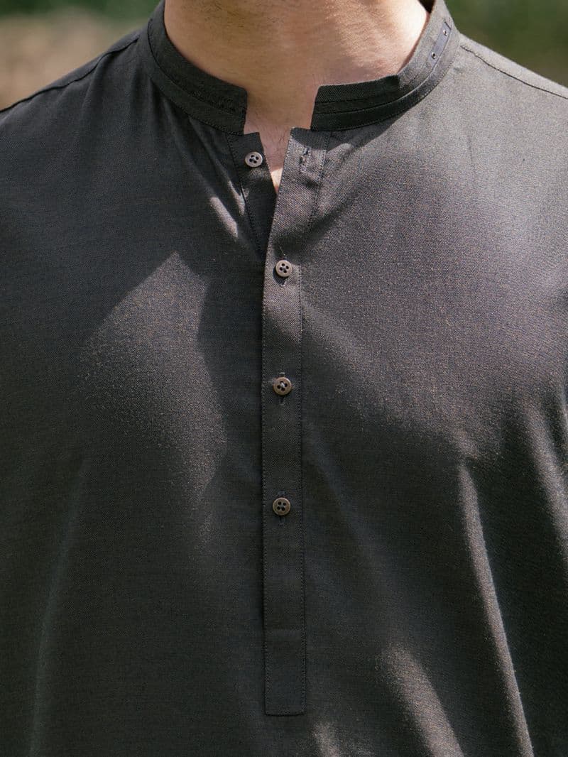 Dark Green Kameez Shalwar