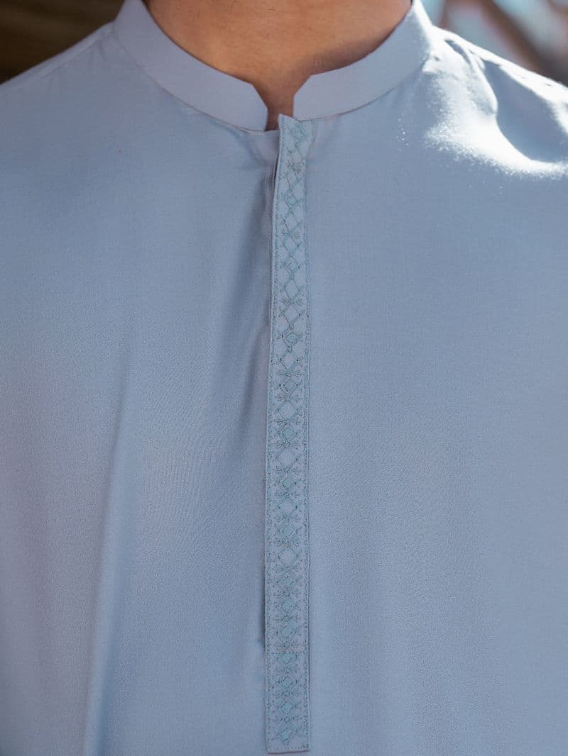Light Blue Kameez Shalwar