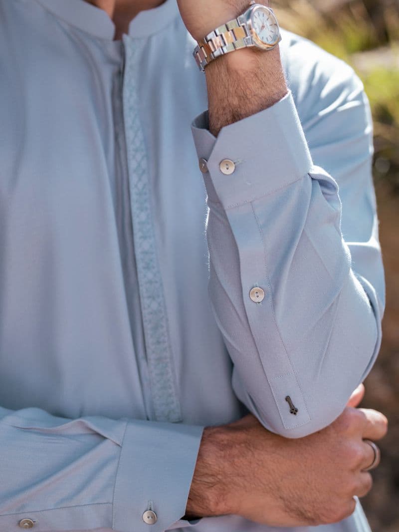 Light Blue Kameez Shalwar