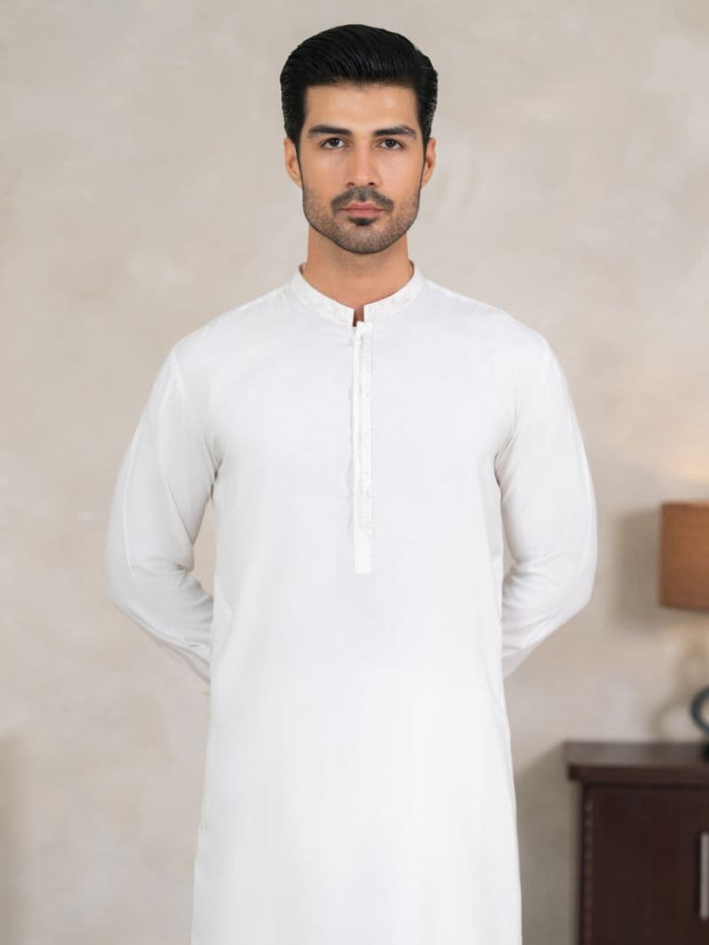 White Kameez Shalwar thumbnail