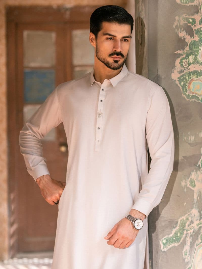 Ice Blue Kameez Shalwar thumbnail