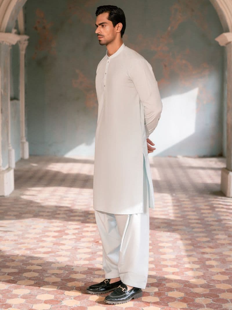 Sky Blue Kameez Shalwar thumbnail