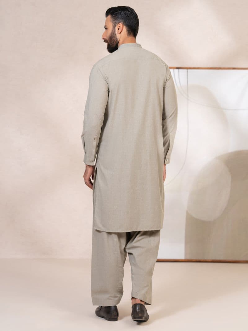 Sage Green Kameez Shalwar