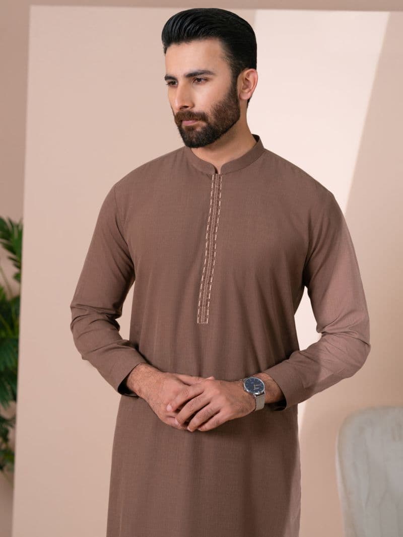 Brown Kameez Shalwar thumbnail