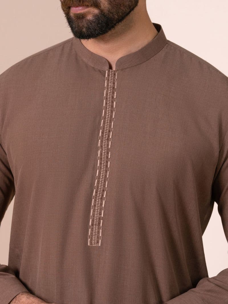 Brown Kameez Shalwar thumbnail