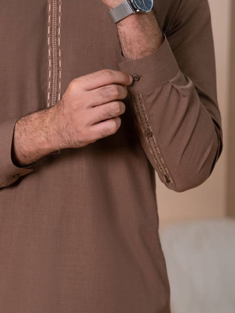 Brown Kameez Shalwar thumbnail