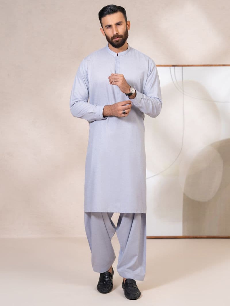 Light Blue Kameez Shalwar thumbnail