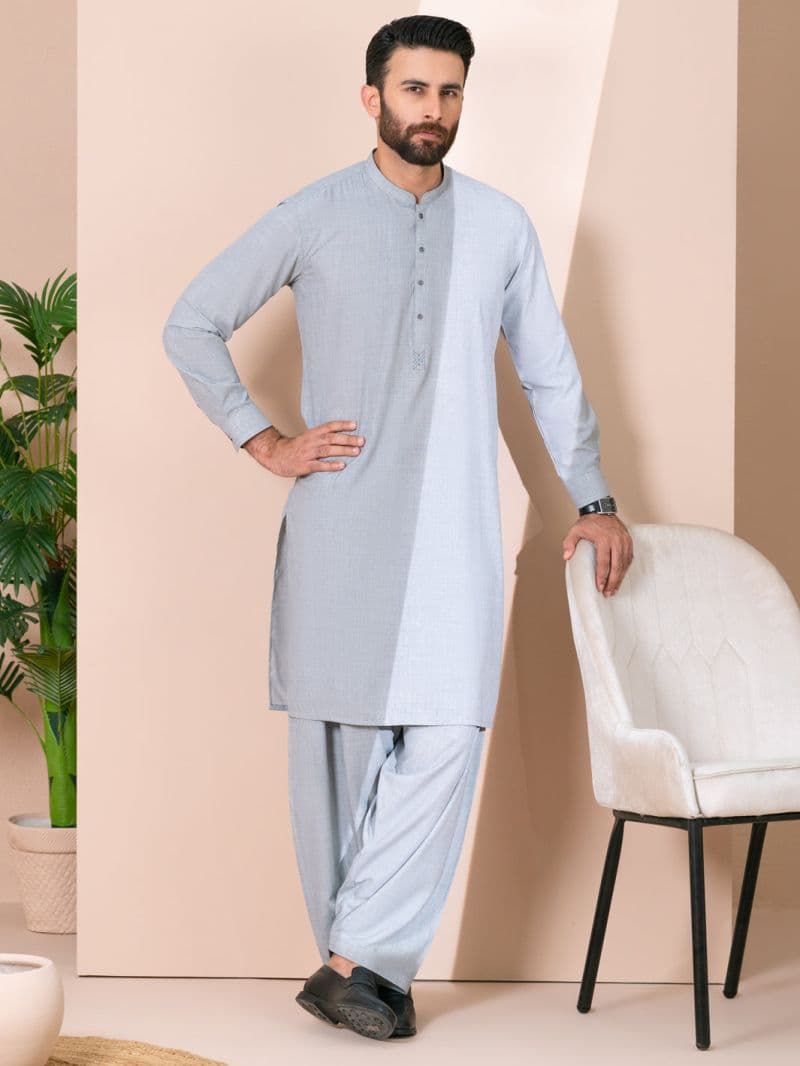 Grey Kameez Shalwar thumbnail