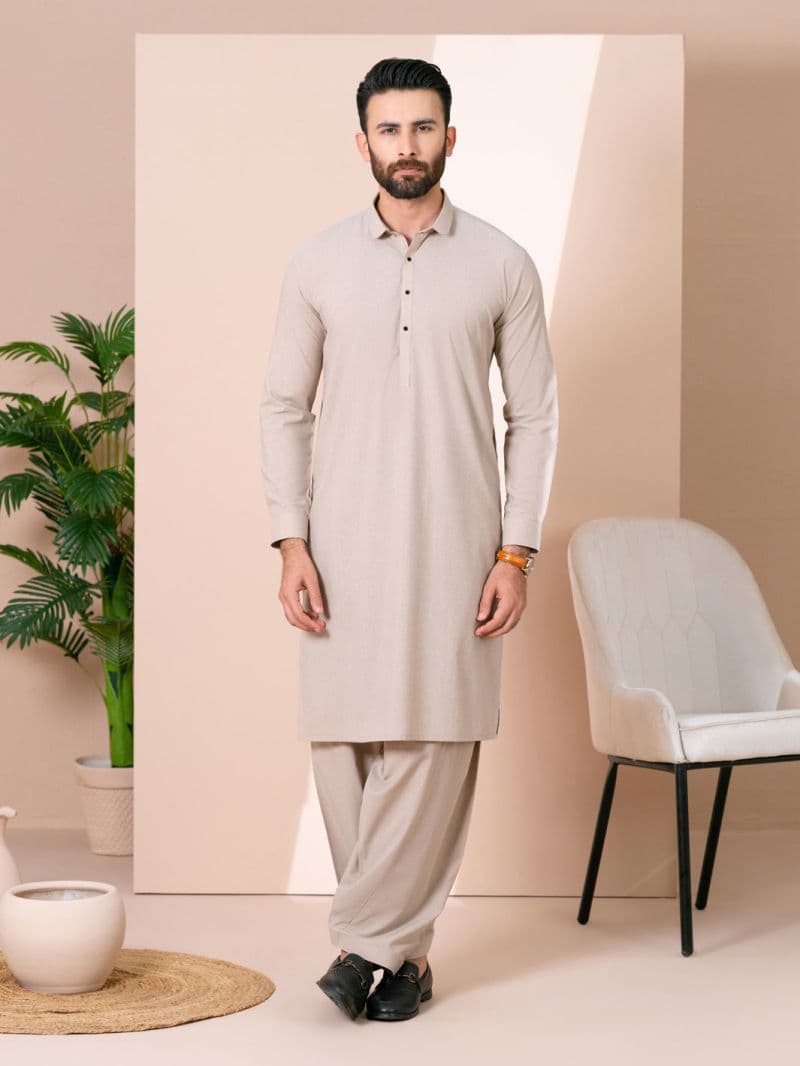 Fawn Kameez Shalwar thumbnail