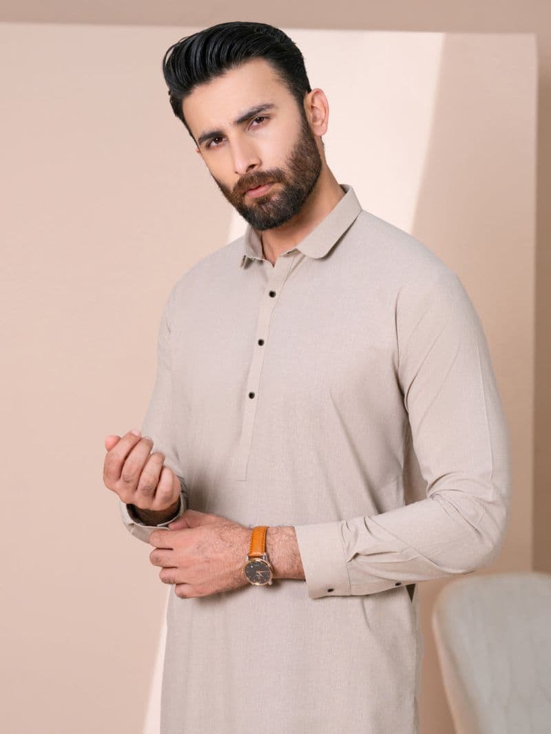 Fawn Kameez Shalwar thumbnail