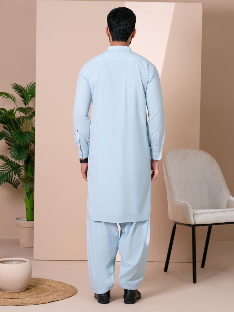 Light Blue Kameez Shalwar thumbnail