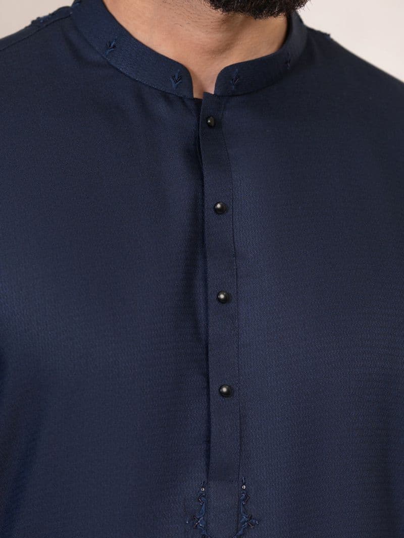 Navy Blue Kameez Shalwar thumbnail