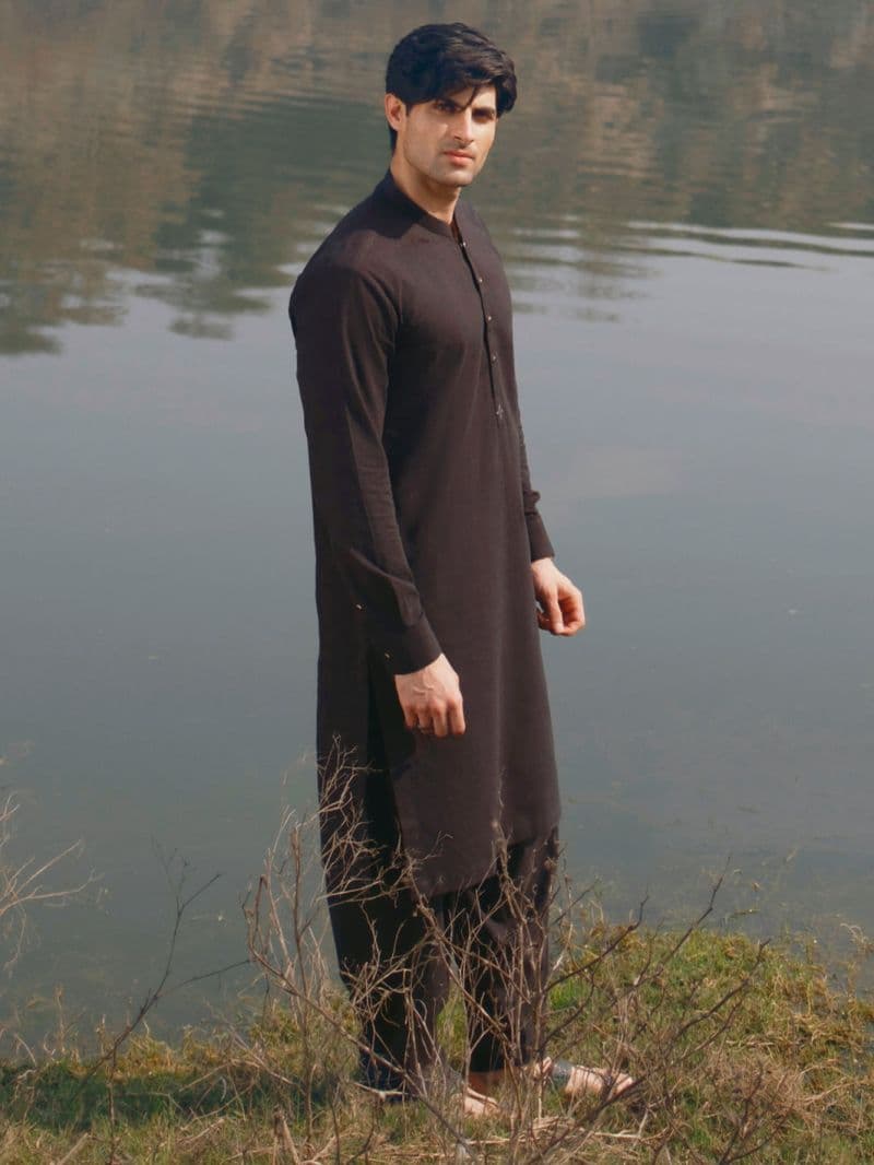 Black Cut & Sew Kameez Shalwar