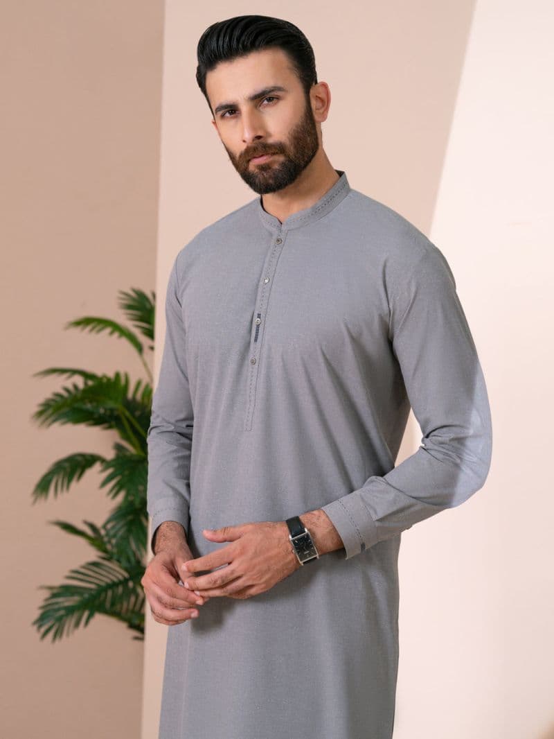 Grey Cuts & Sew Kameez Shalwar thumbnail