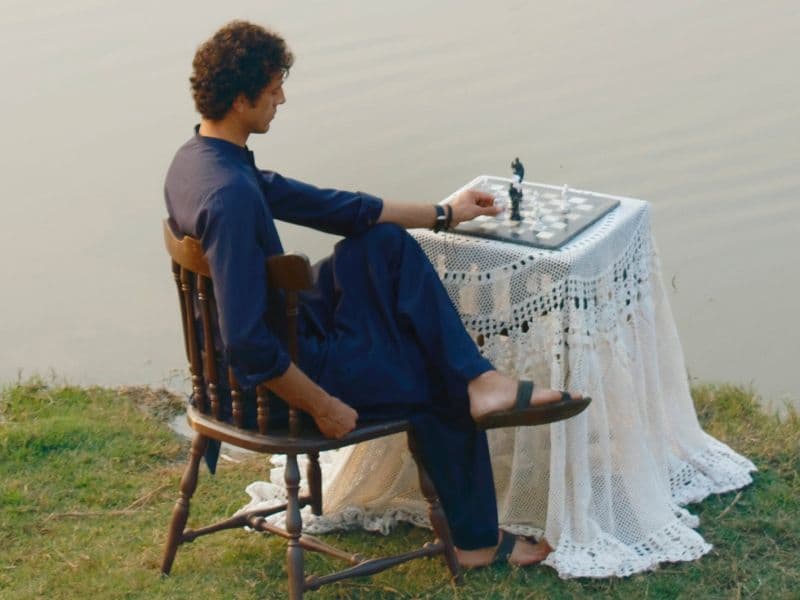 Navy Blue Cut & Sew Kameez Shalwar thumbnail