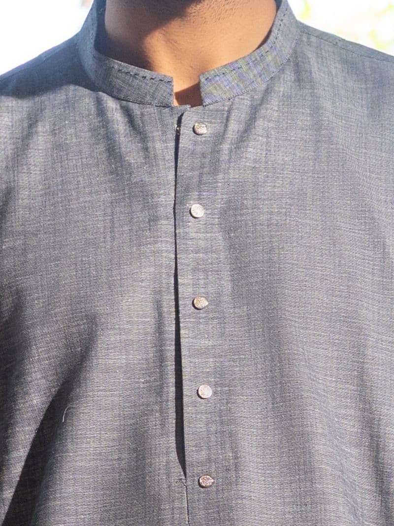 Ice Blue Cut & Sew Kameez Shalwar thumbnail