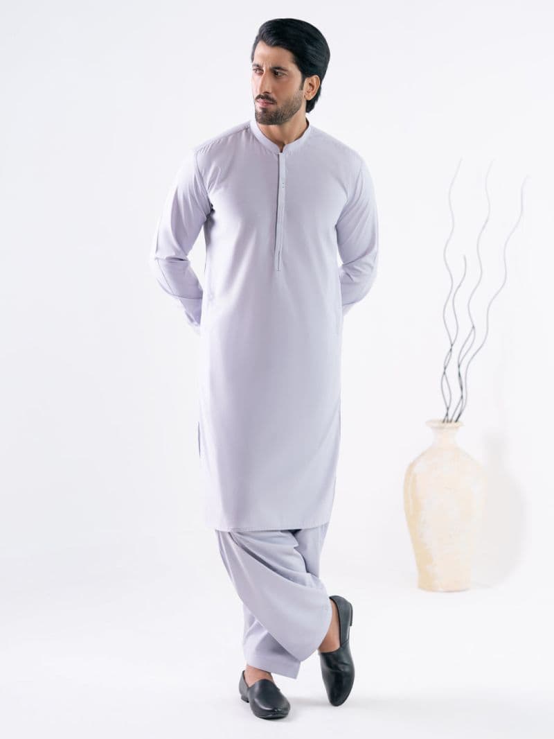 Lilac Cut & Sew Kameez Shalwar thumbnail