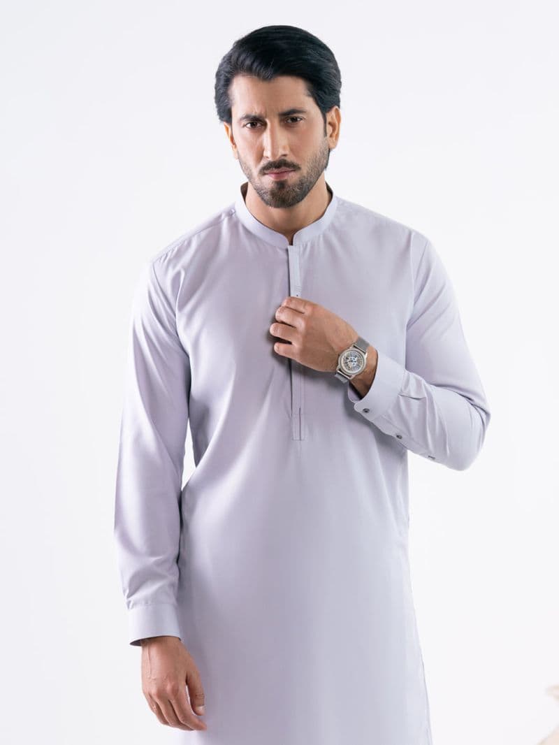 Lilac Cut & Sew Kameez Shalwar thumbnail