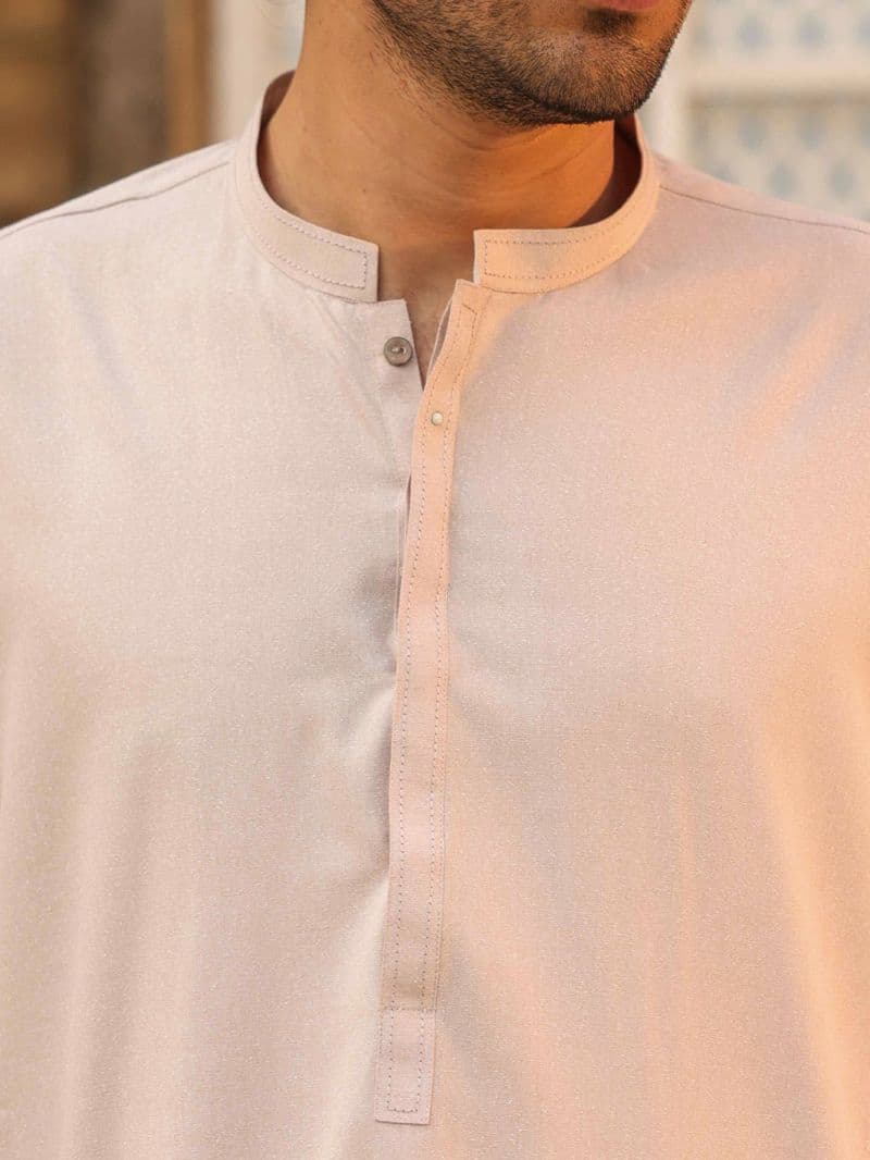 Tea Pink Cut & Sew Kameez Shalwar thumbnail
