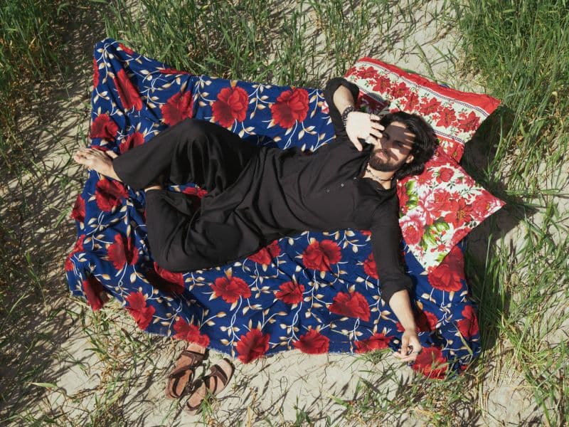 Black Blended Kameez Shalwar