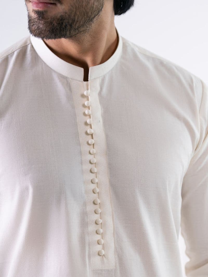 White Cotton Kurta