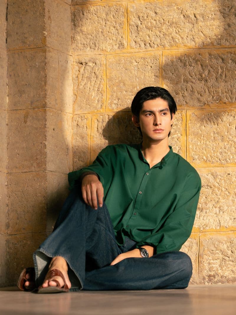 Green Cotton Cuts & Sew Kurta thumbnail