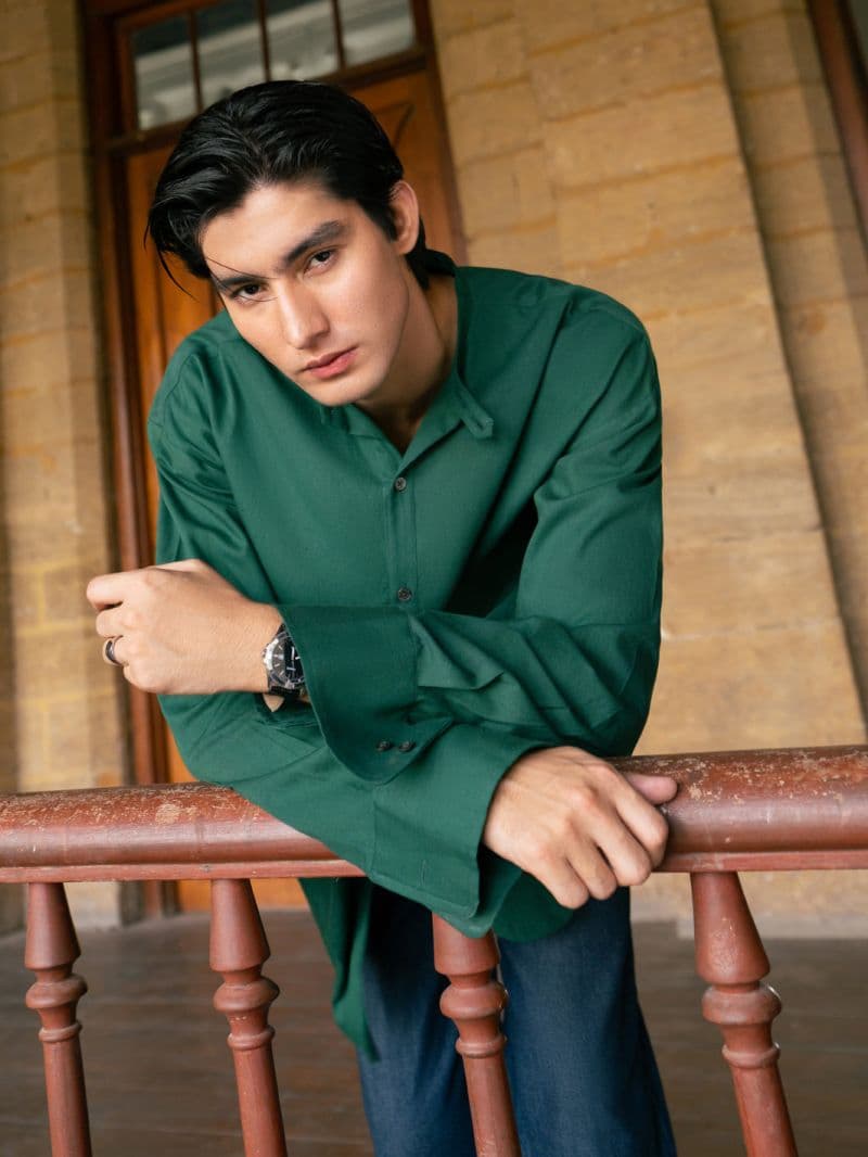 Green Cotton Cuts & Sew Kurta thumbnail