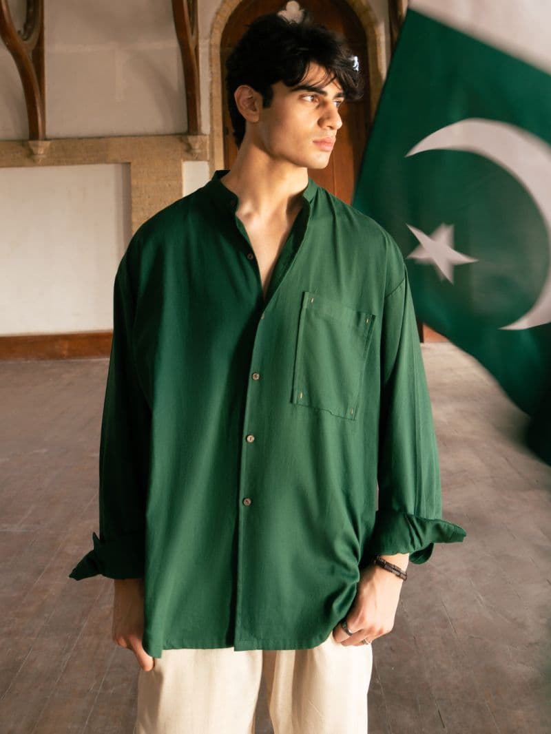 Green Cotton Cuts & Sew Kurta thumbnail