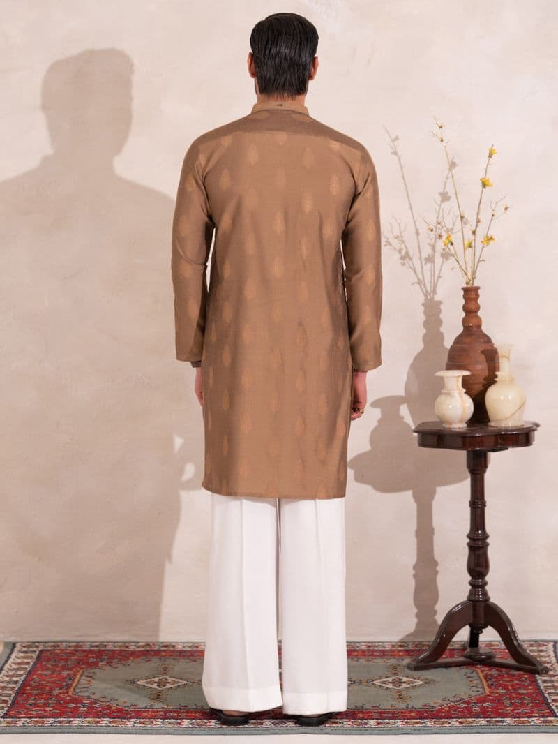 Beige Semi-Formal Special Kurta thumbnail