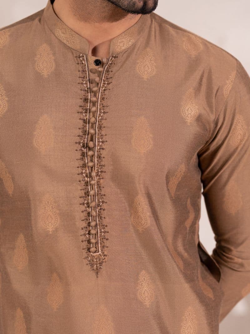 Beige Semi-Formal Special Kurta thumbnail