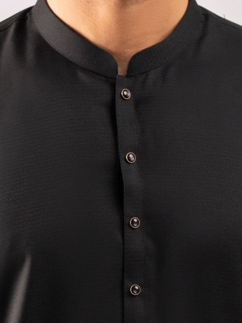 Black Plain Kurta thumbnail