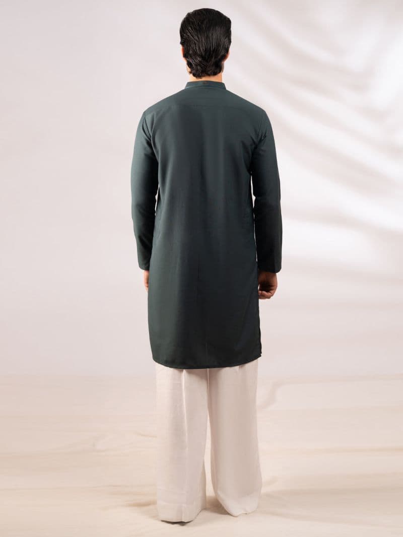 Green Cut & Sew Kurta thumbnail