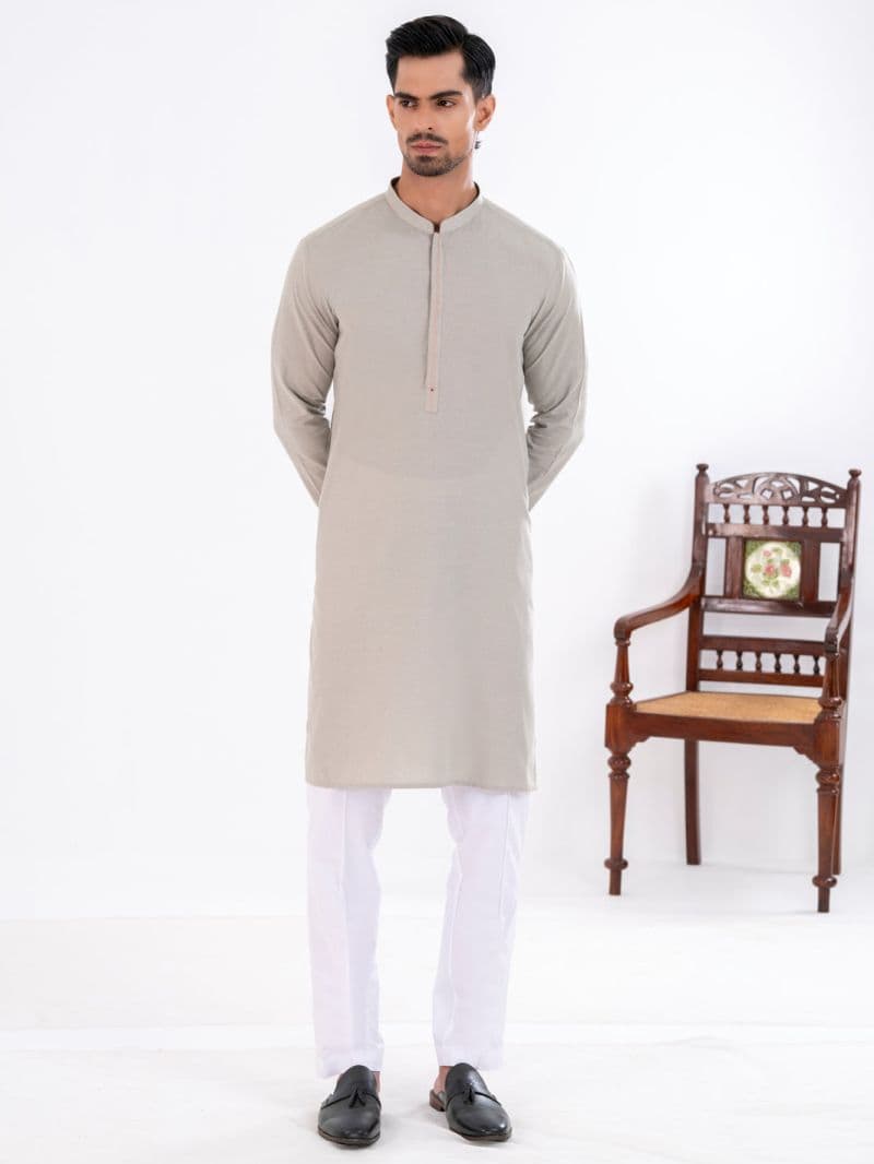 Green Blended Kurta thumbnail
