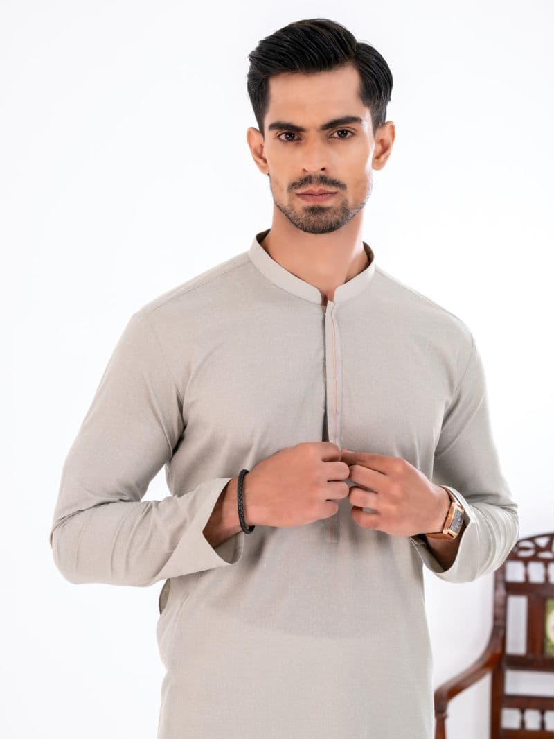 Green Blended Kurta thumbnail