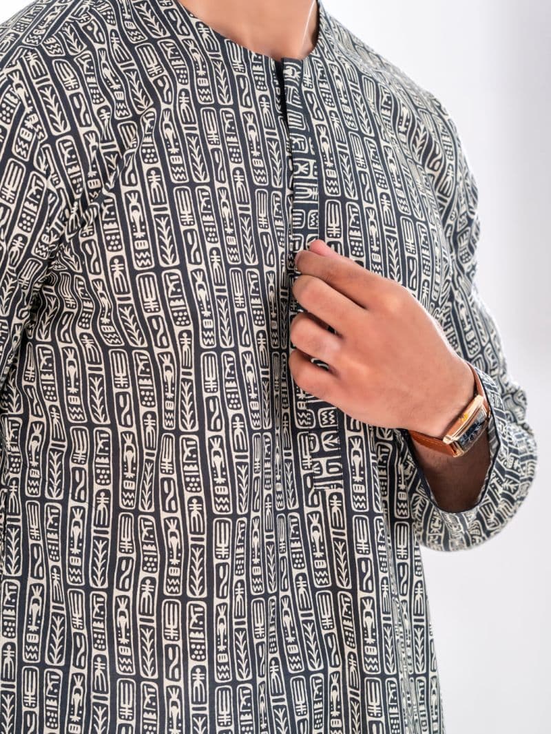 Black Cotton Kurta thumbnail