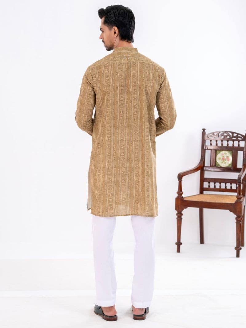 Light Green Cotton Kurta thumbnail