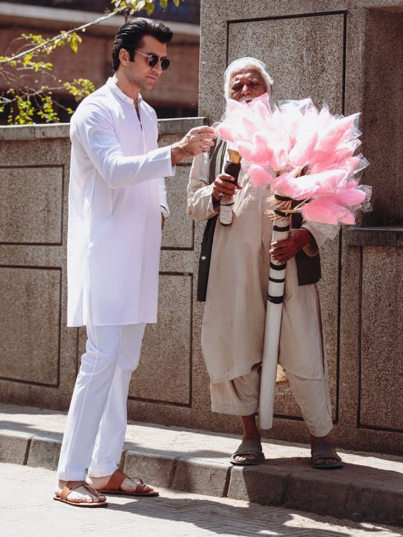 White Cotton Kurta thumbnail