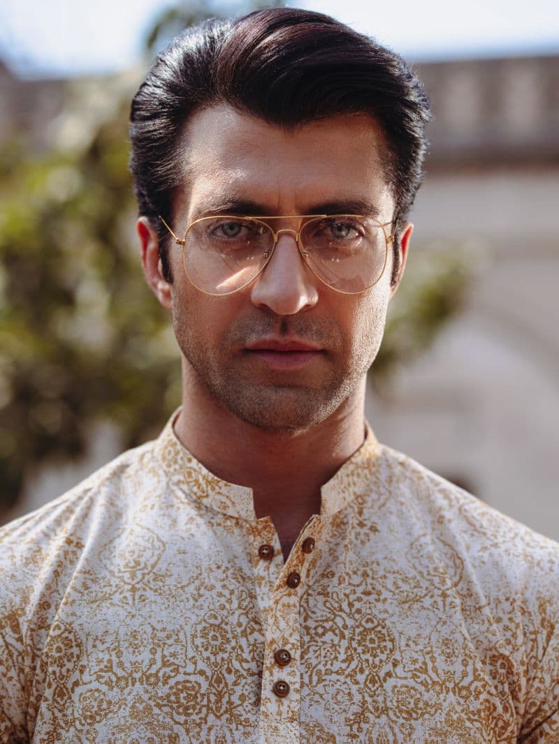 Mustard Cotton Kurta thumbnail