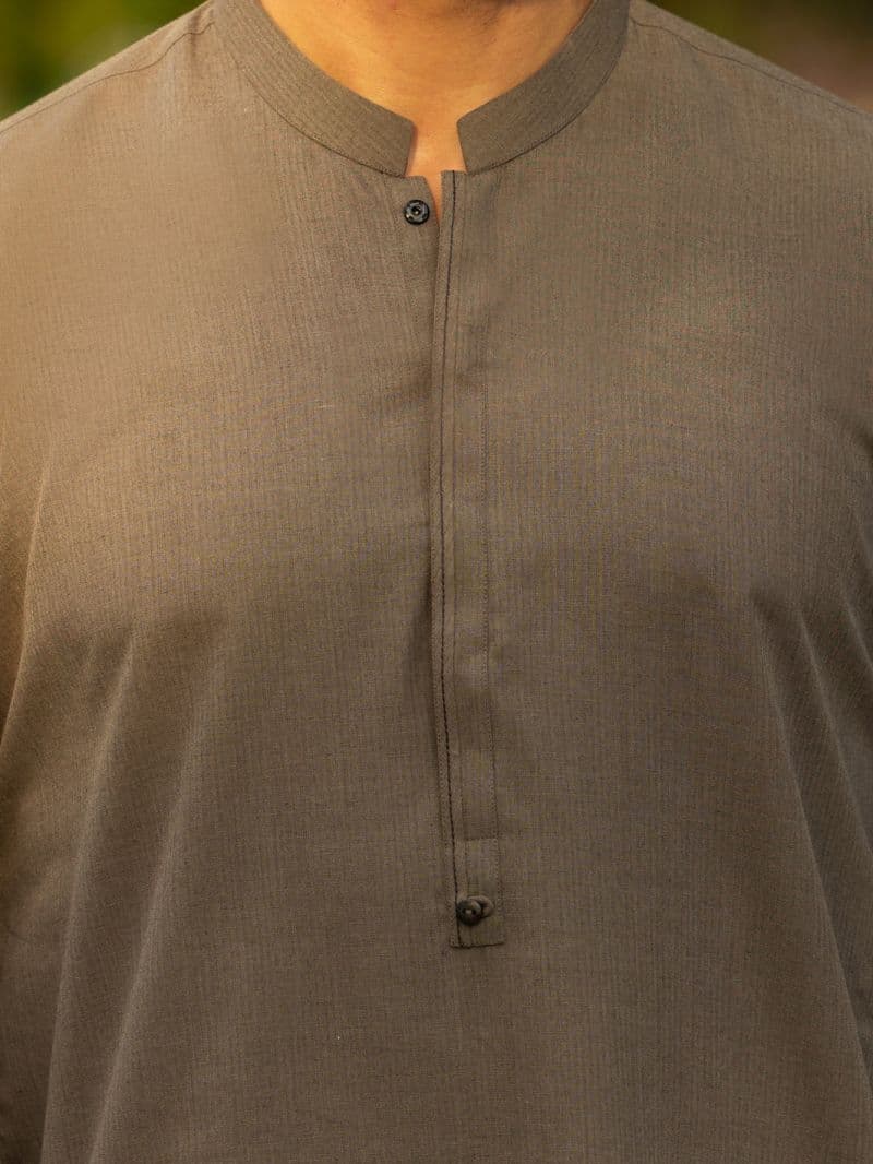Brown Blended Kurta thumbnail