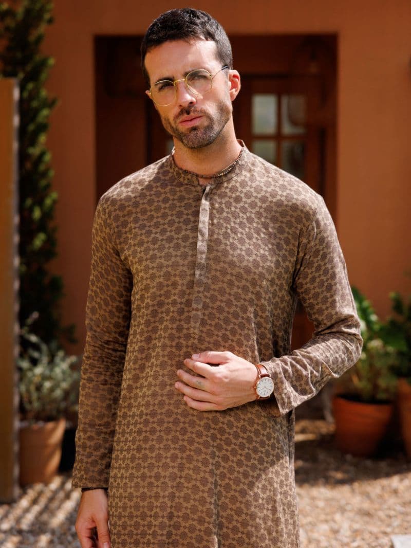 Green Cotton Kurta thumbnail