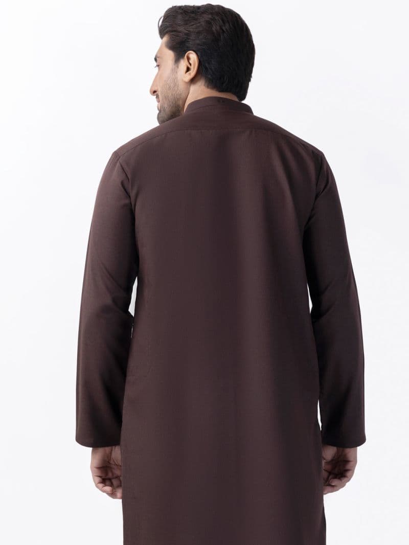 Brown Blended Kurta thumbnail
