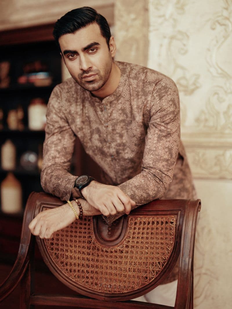 Brown Cotton Kurta thumbnail