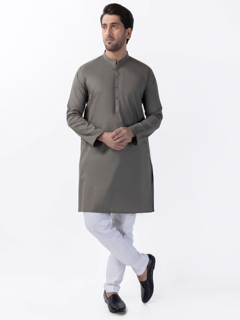 Green Blended Kurta thumbnail
